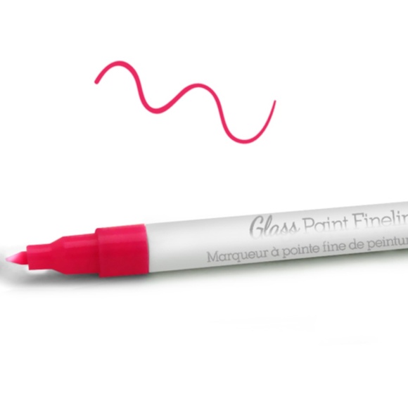 Glass Paint Fineliner Marker 3ml (Magenta) - Picture 4 of 9